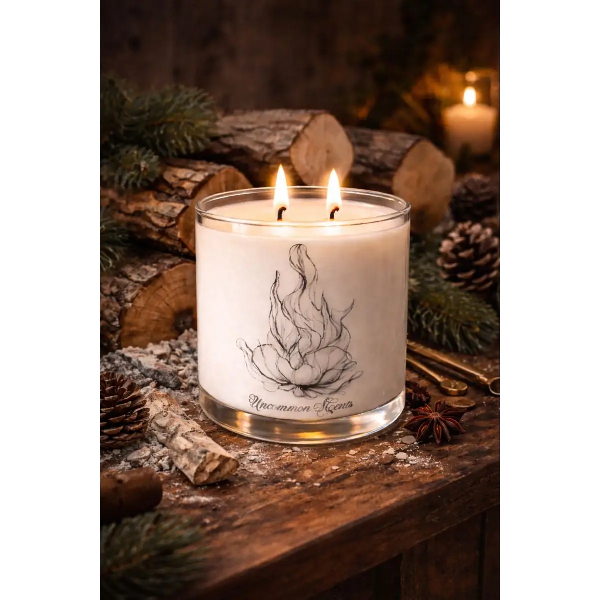Blackwood Fire (Inspired by Diptyque Feu de Bois) - Candle