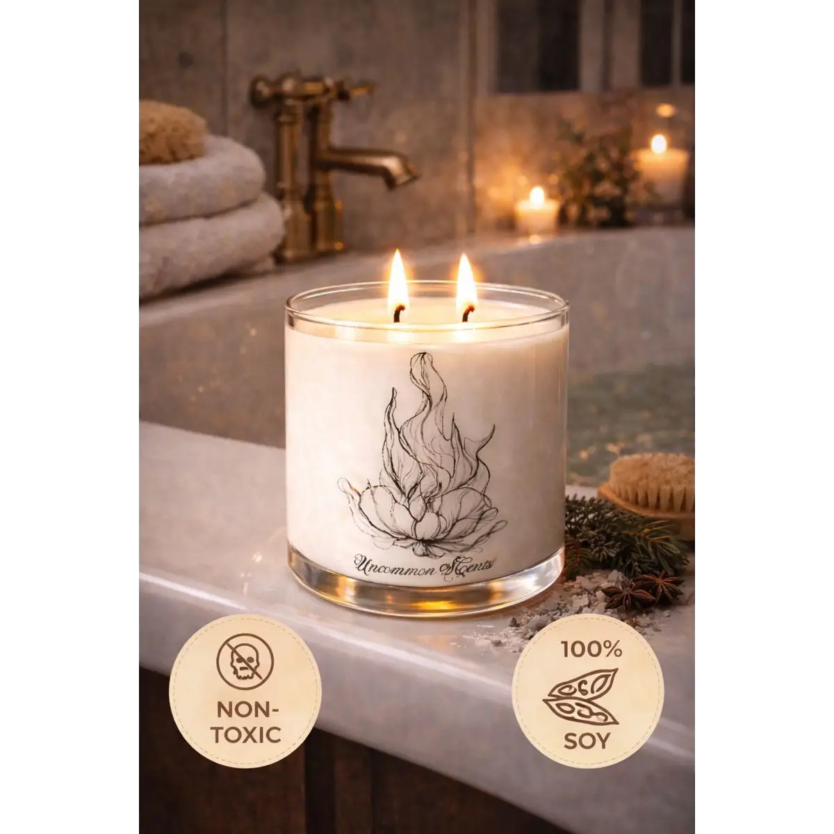 Blackwood Fire (Inspired by Diptyque Feu de Bois) - Candle
