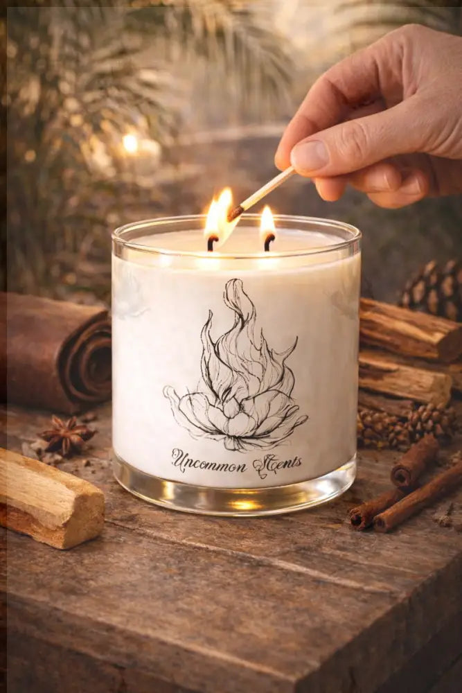 Private Resort (Inspired by Santal 33) - Candle