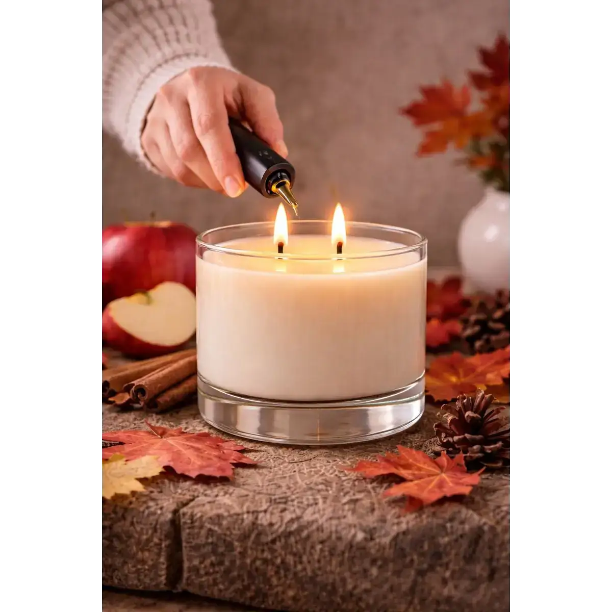 Radiant Red Maple Candle - Candle