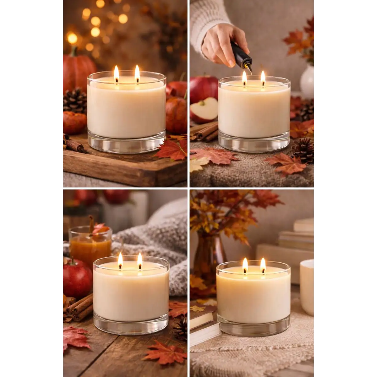 Radiant Red Maple Candle - Candle