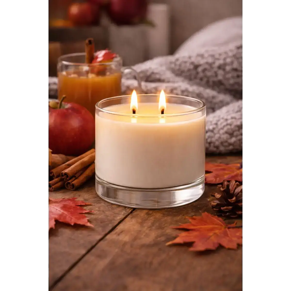 Radiant Red Maple Candle - Candle