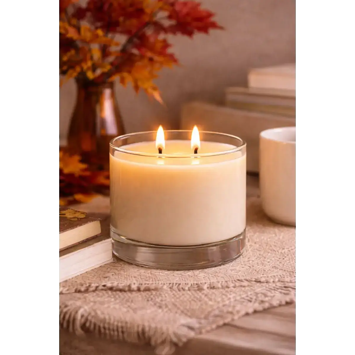 Radiant Red Maple Candle - Candle