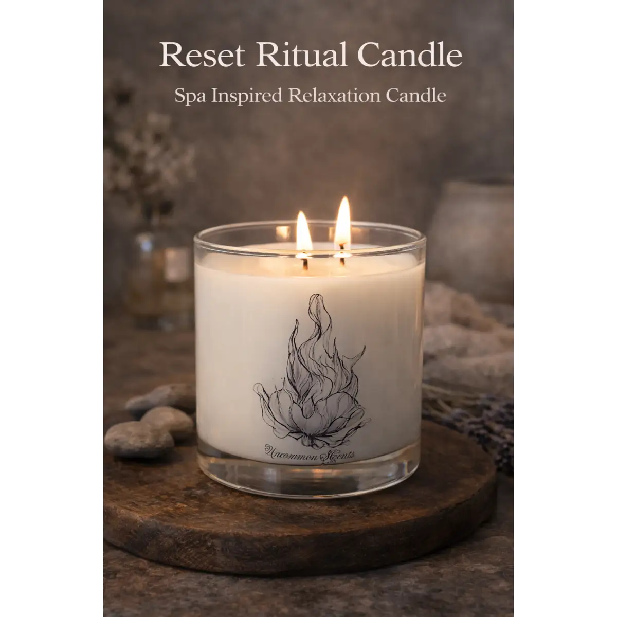 Reset Ritual Candle | Turn Your Home Into a Spa in 10 Minutes - Candle