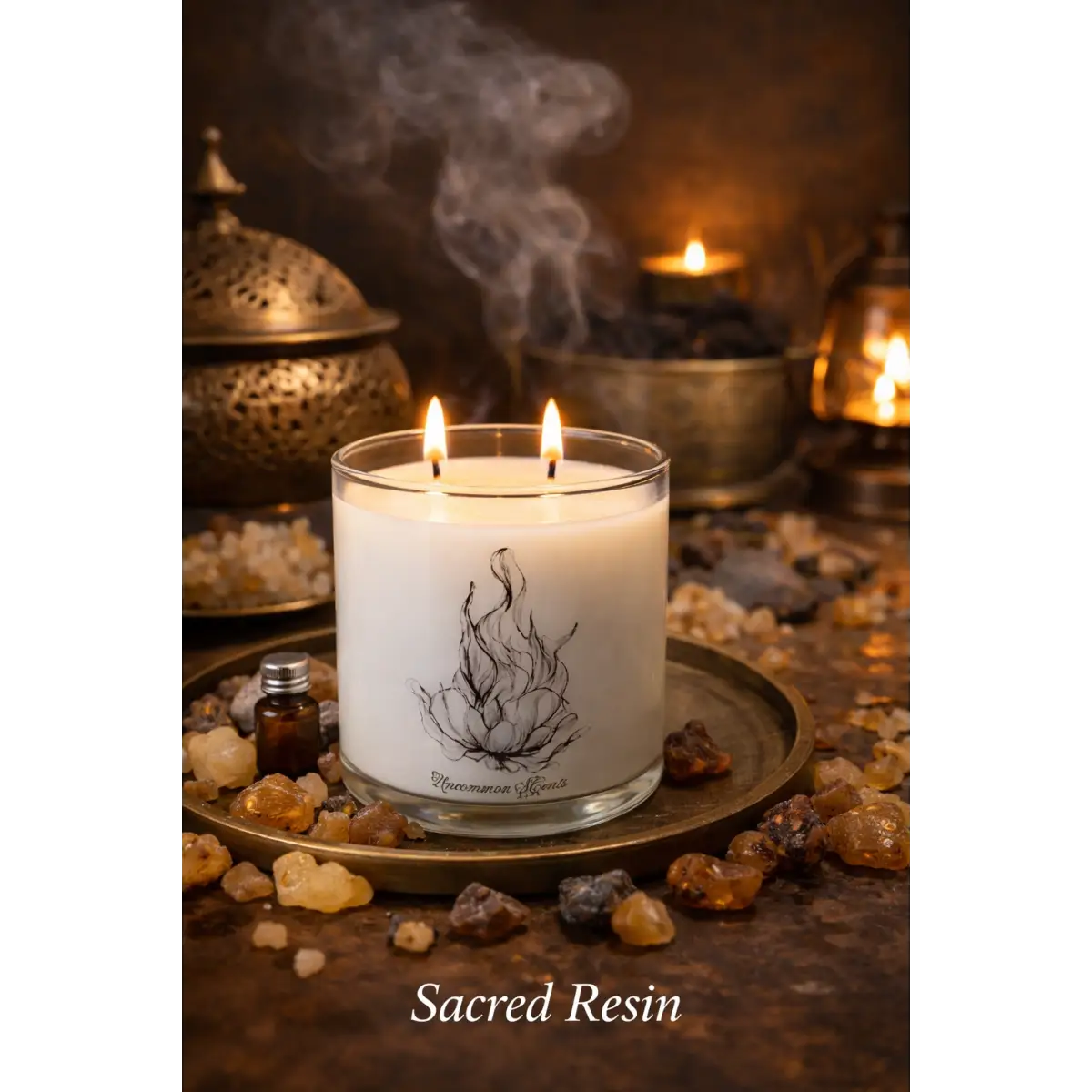Reset Ritual Candle | Turn Your Home Into a Spa in 10 Minutes - Sacred Resin - Candle