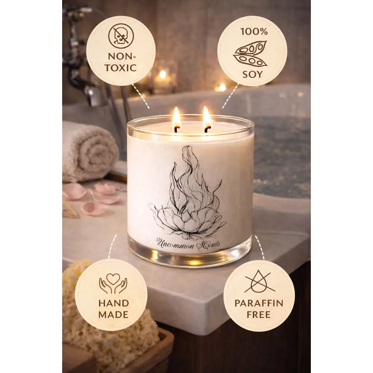 Sanctuary (Inspired by Byredo Bibliotheque) - Candle